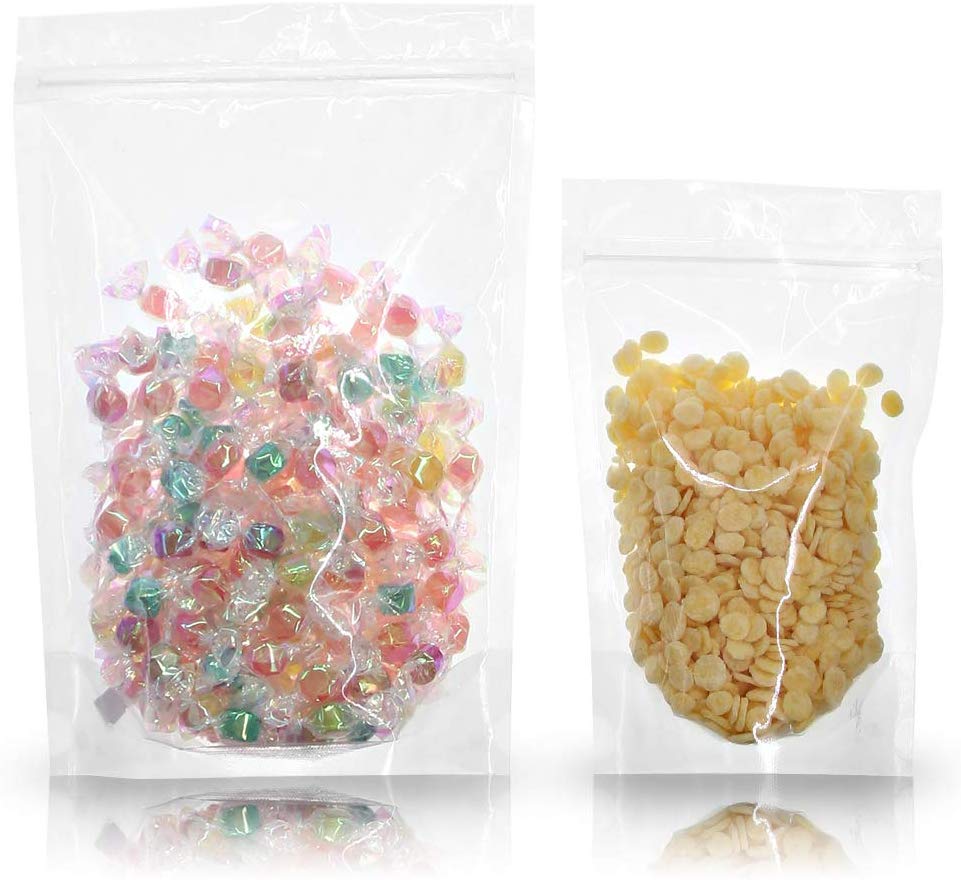 BOLSAS DE ALIMENTOS PLEGABLES - TRANSPARENTES