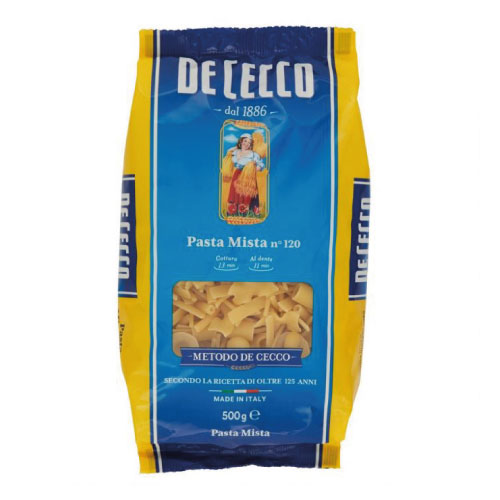 PASTA DE SEMOLINA MIXTA CORTA