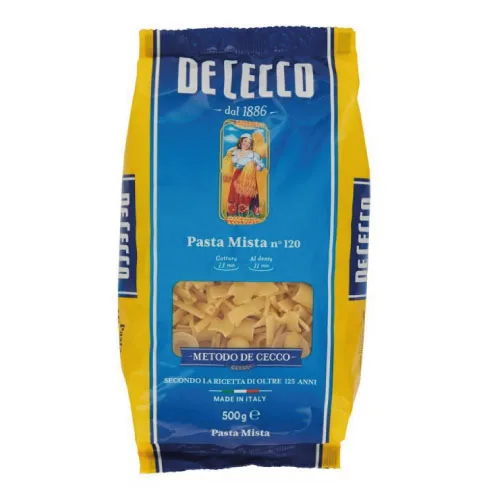 PASTA DE SEMOLINA MIXTA CORTA